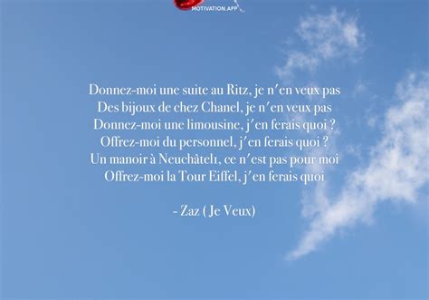 des bijoux de chez chanel je n'en veux pas paroles|je veux lyrics in english.